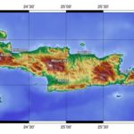 Topografisk karta Kreta